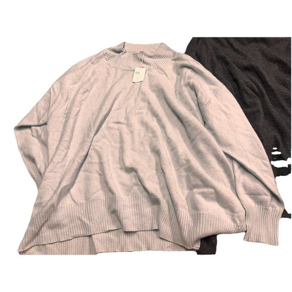 Crafters Lot 3 Cashmere Sweaters Flawed Cutters Crafts Upcycle Green, Gray, Blue - Picture 4 of 4